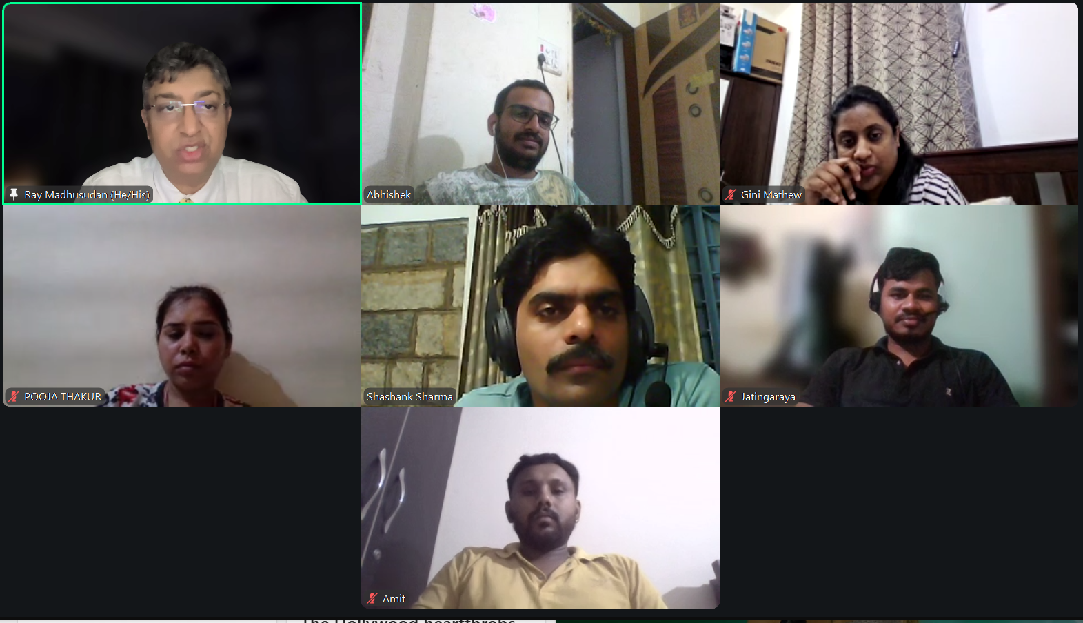 Our Virtually Live Training is Fun and highly interactive- 100% rated us 5 Star